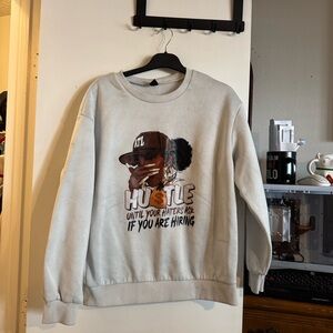 Graphic Print Women Sweater